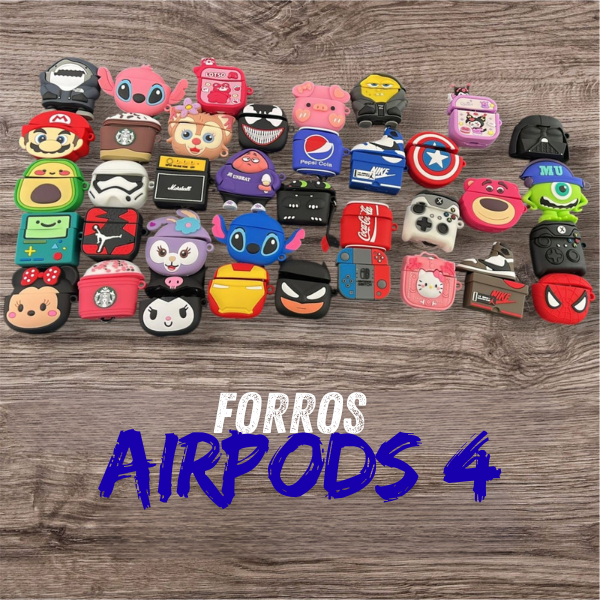 Vista 3 de FORRO para airpods serie 4 - DISEÑO: IRONMAN